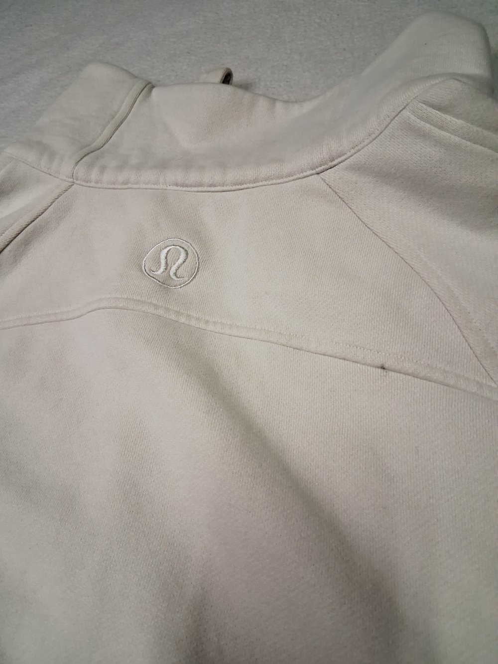 lululemon athletica Women's Half-Zip Pullover - Cream - Picture 11 of 12